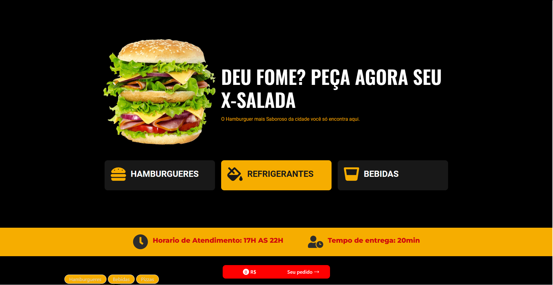 Cardápio Online